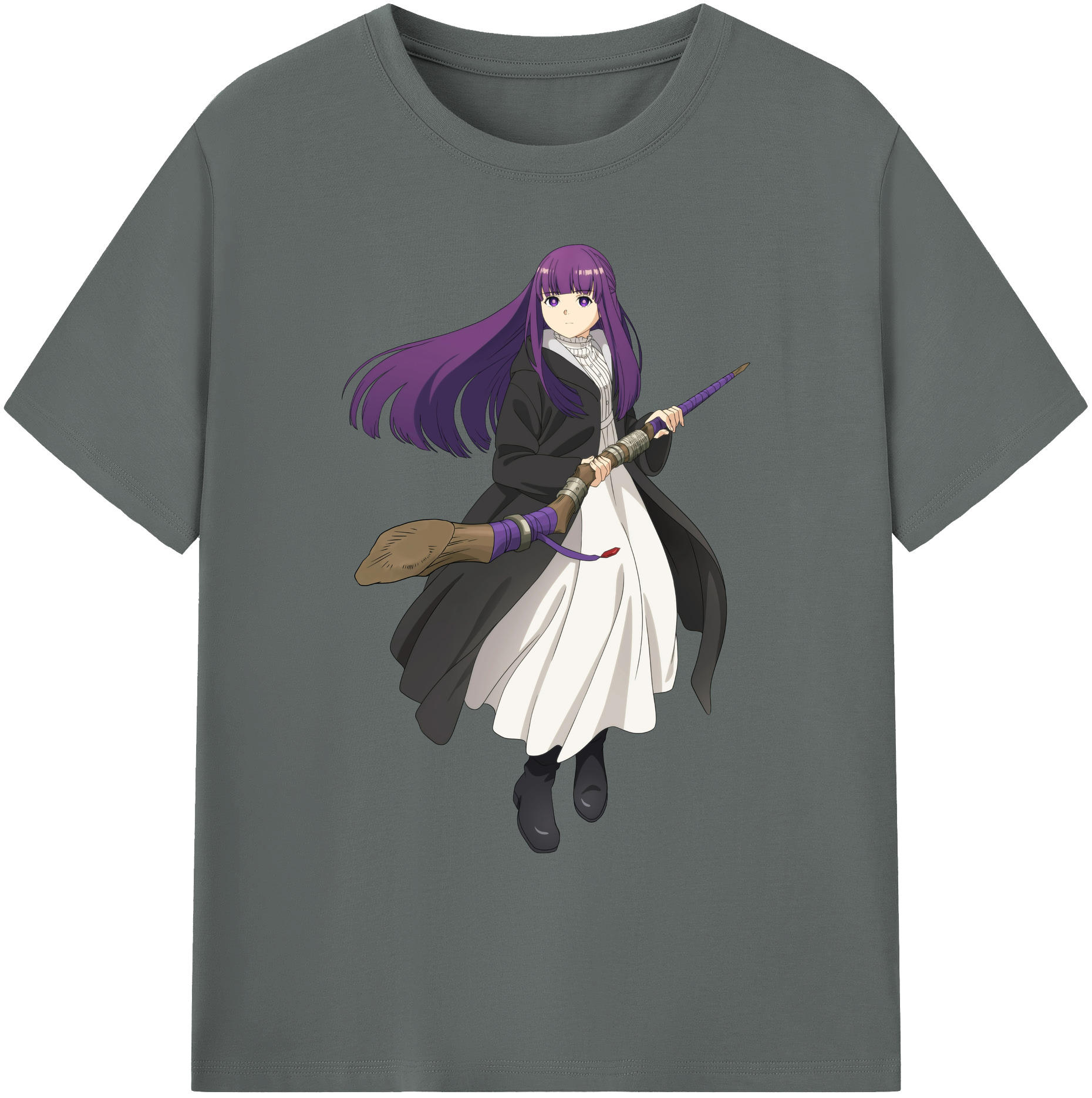 （画像用） 葬送のフリーレン Frieren 綿100％ メンズ半袖Tシャツ｜肌触りやわらか＆通気性